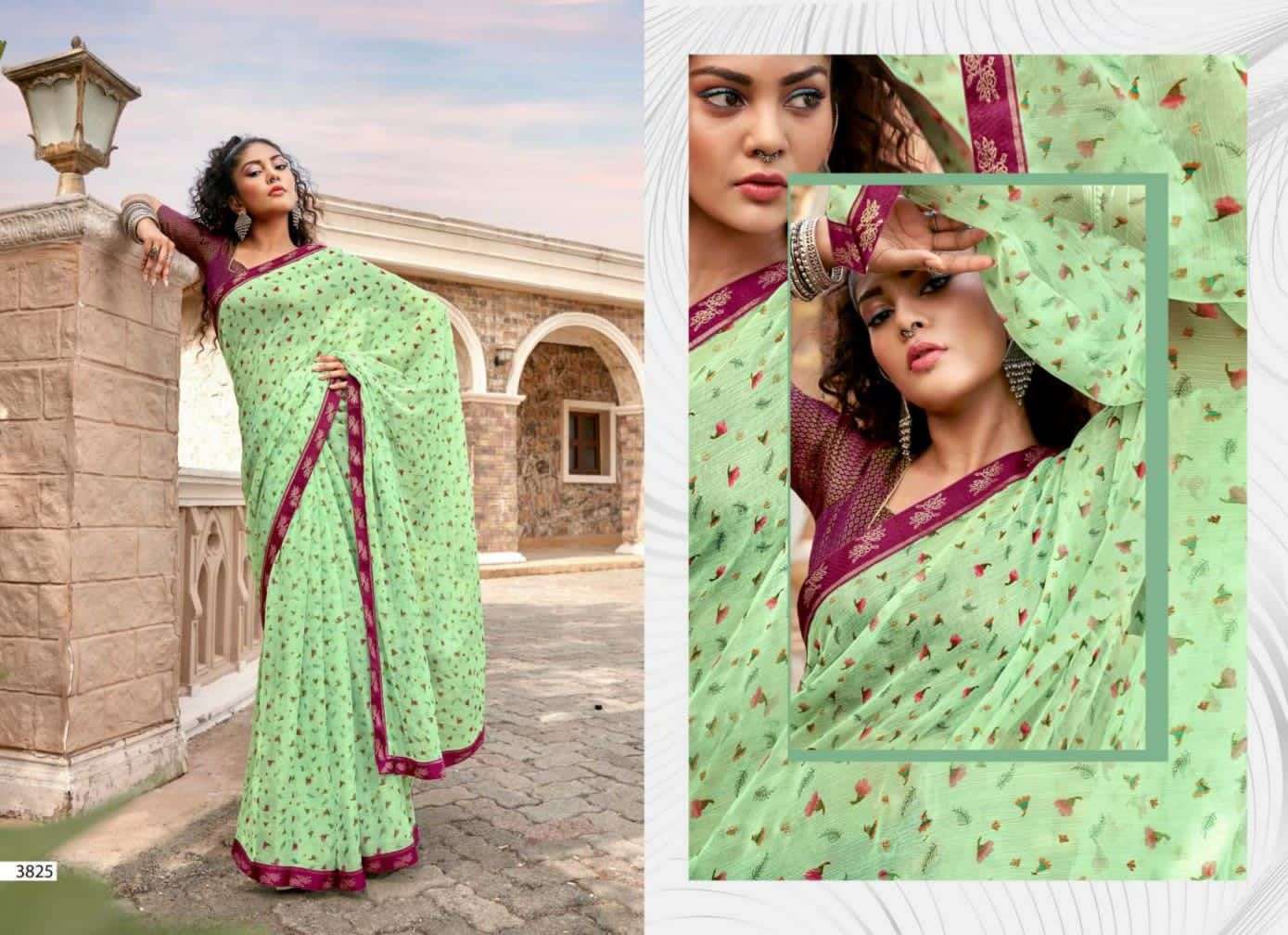 Kanudi By 5D Designer Wholesale Online Sarees Set