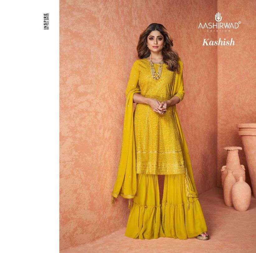 Kashish By Aashirwad Creation Designer Wholesale Online Salwar Suit Set