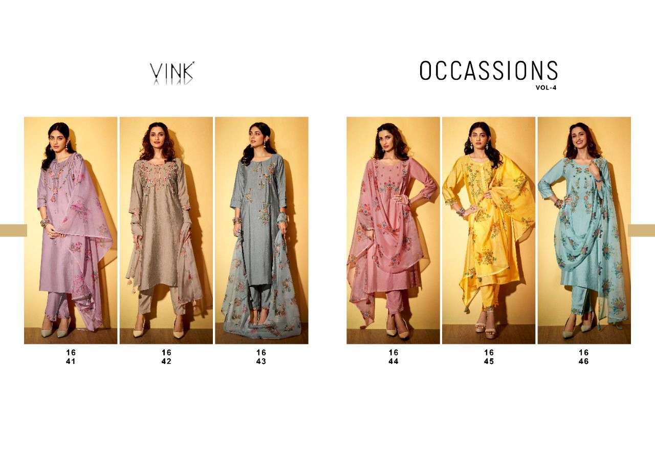 Occasions 4 By Vink Designer Wholesale Online Kurtis Pant Dupatta Set