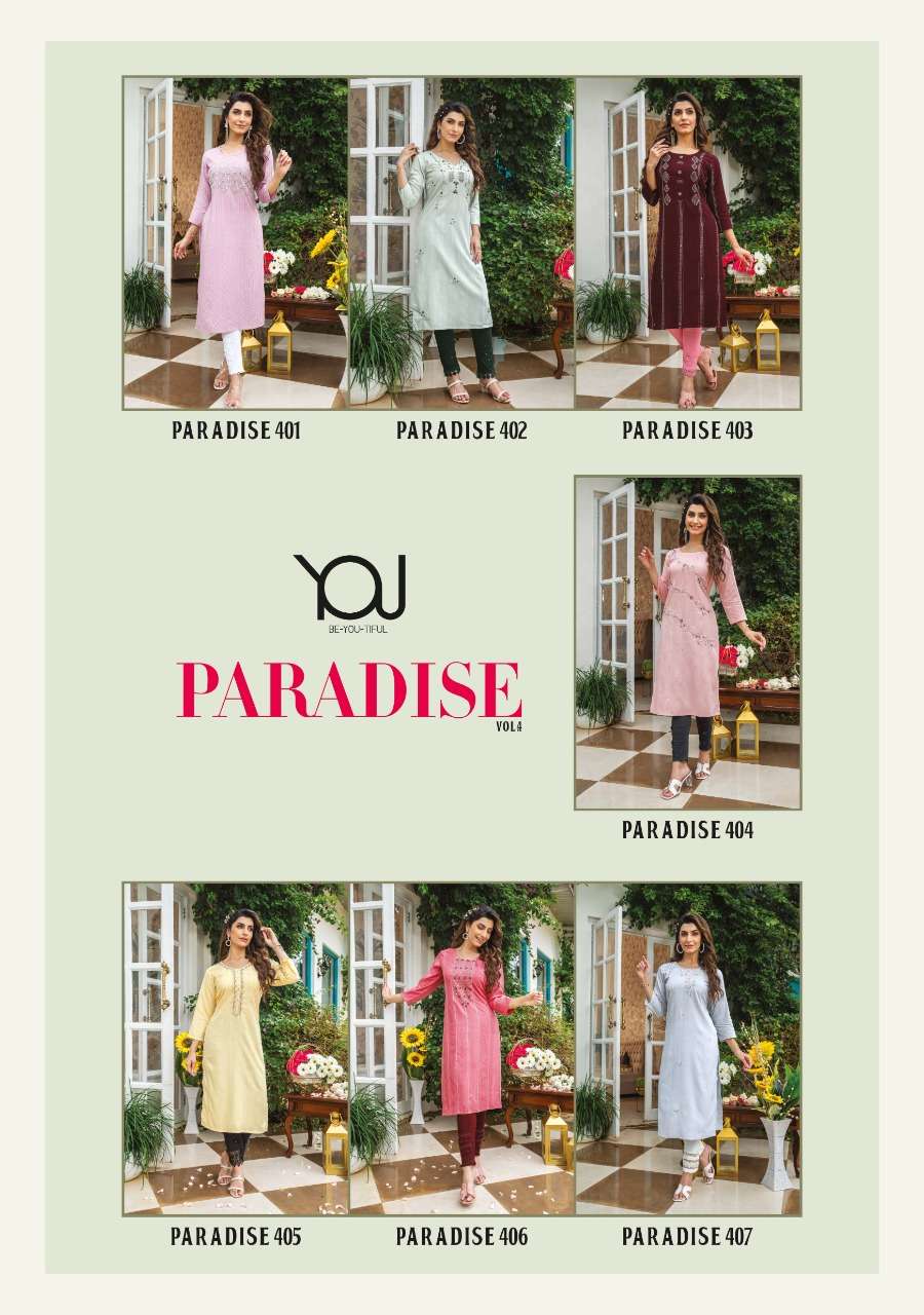 Paradise 4 By Wanna®️ Designer Wholesale Online Kurtis With Pant Set