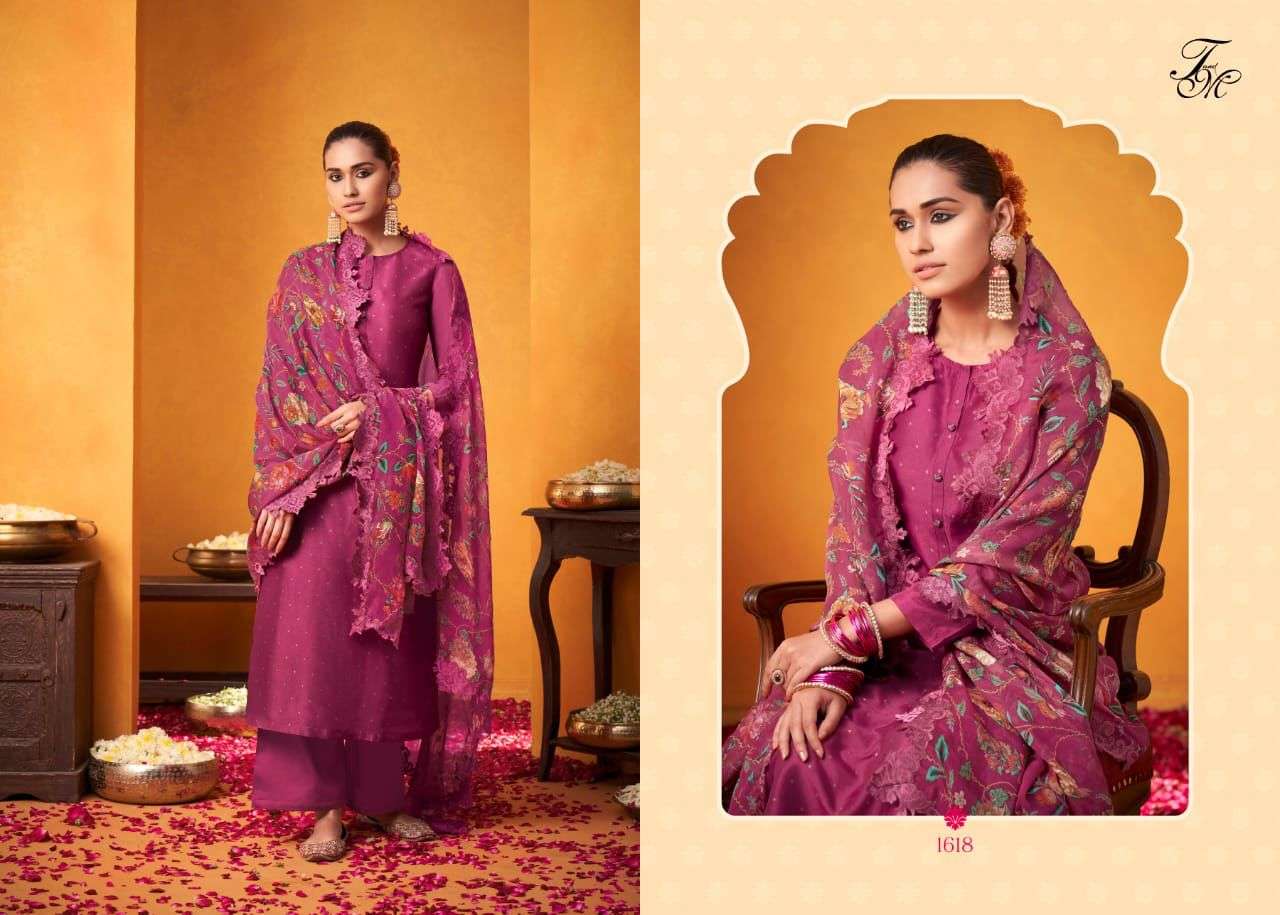 Posy Bloom By T & M Designer Wholesale Online Salwar Suit Set