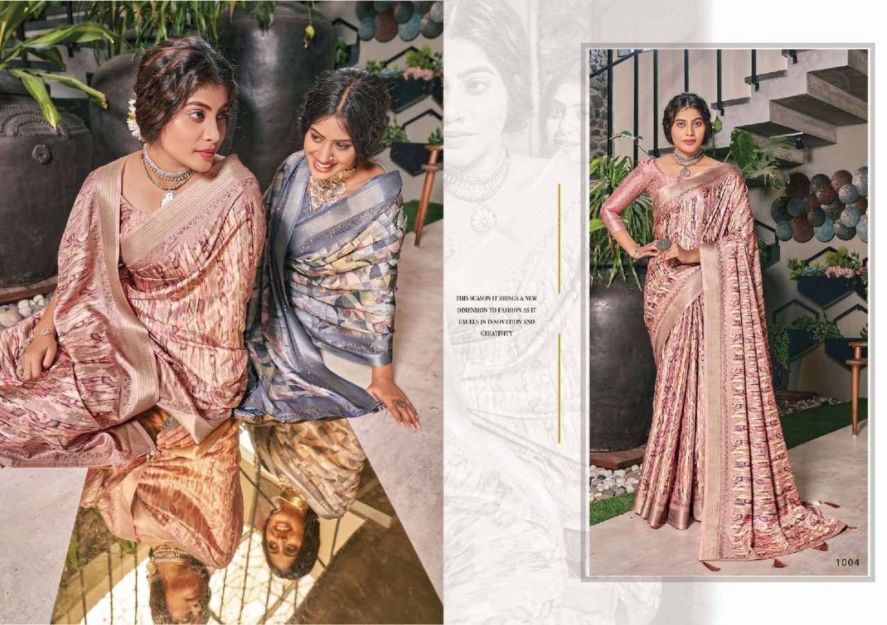 Prada Silk By Saroj Designer Wholesale Online Sarees Set