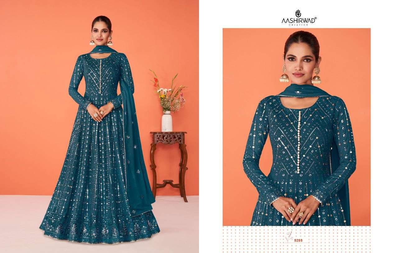 Shehnaaz By Aashirwad Creation Designer Wholesale Online Salwar Suit Set