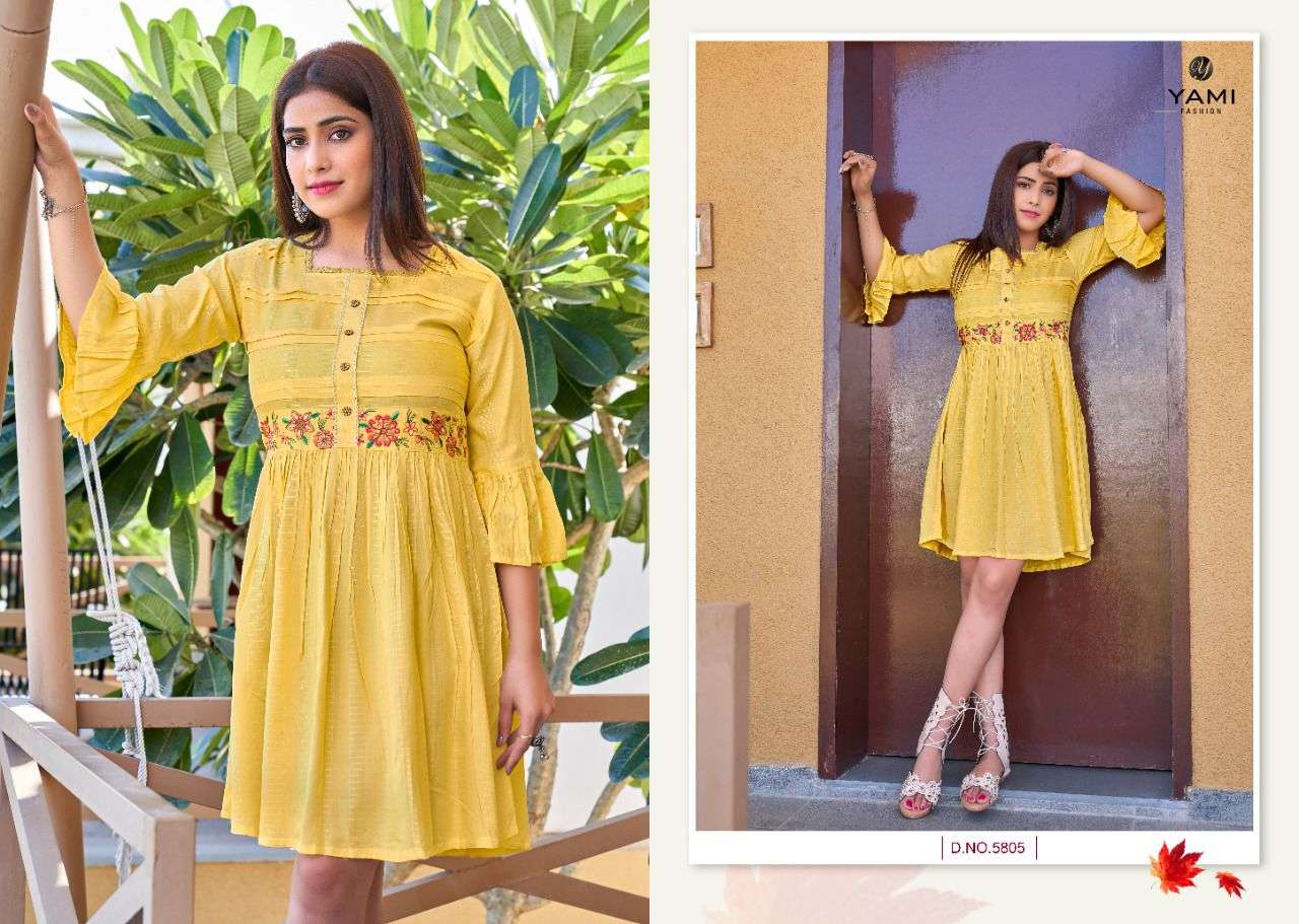 Tune By Yami Designer Wholesale Online Kurtis Set