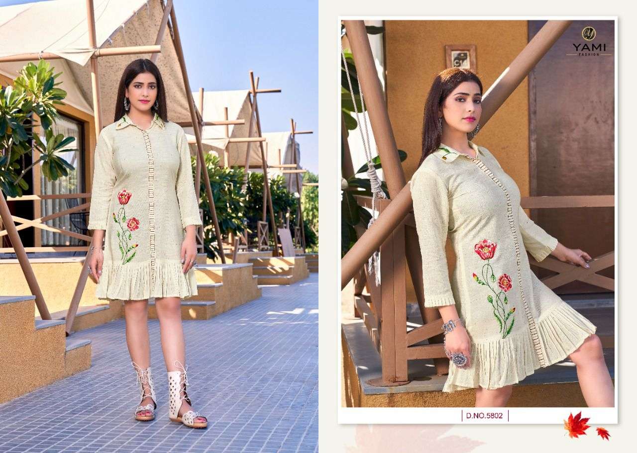 Tune By Yami Designer Wholesale Online Kurtis Set