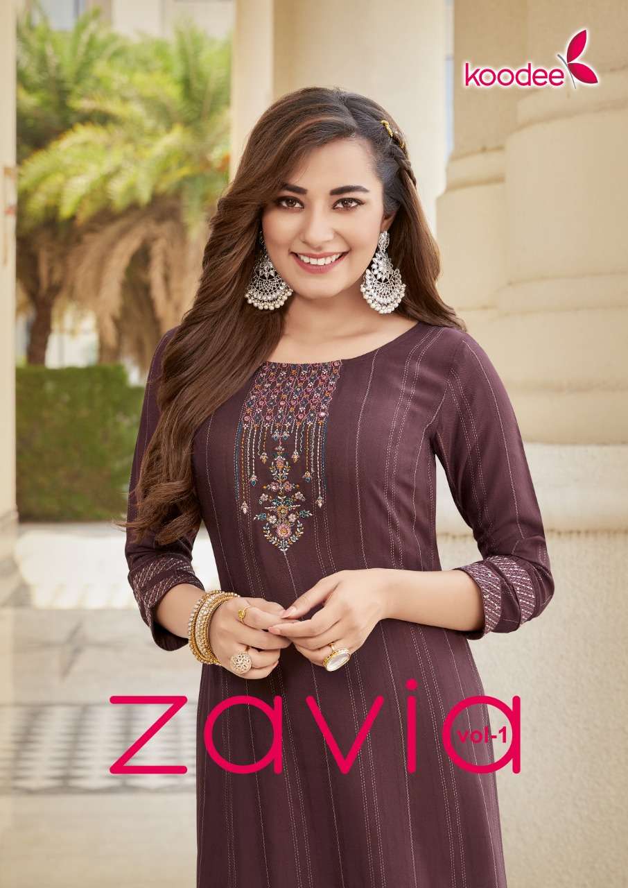 Zavia 1 By Koodee Designer Wholesale Online Kurtis Set