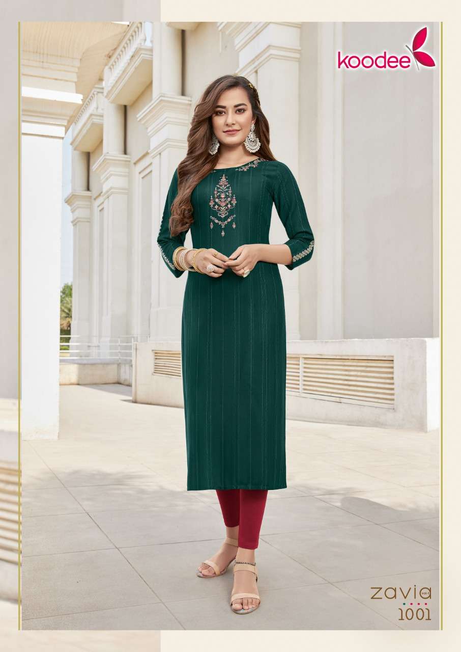 Zavia 1 By Koodee Designer Wholesale Online Kurtis Set