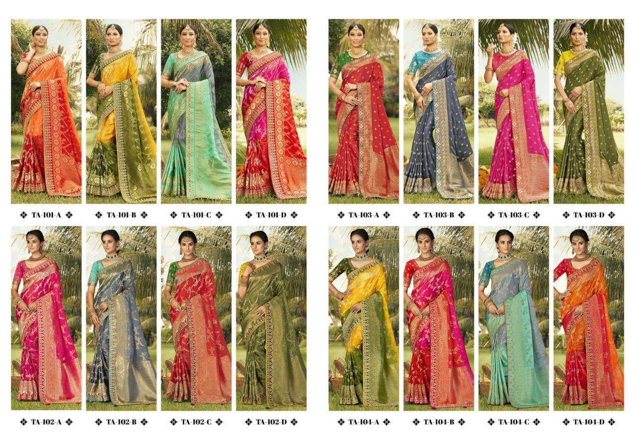 100 Series By Tathastu Designer Wholesale Online Sarees Set