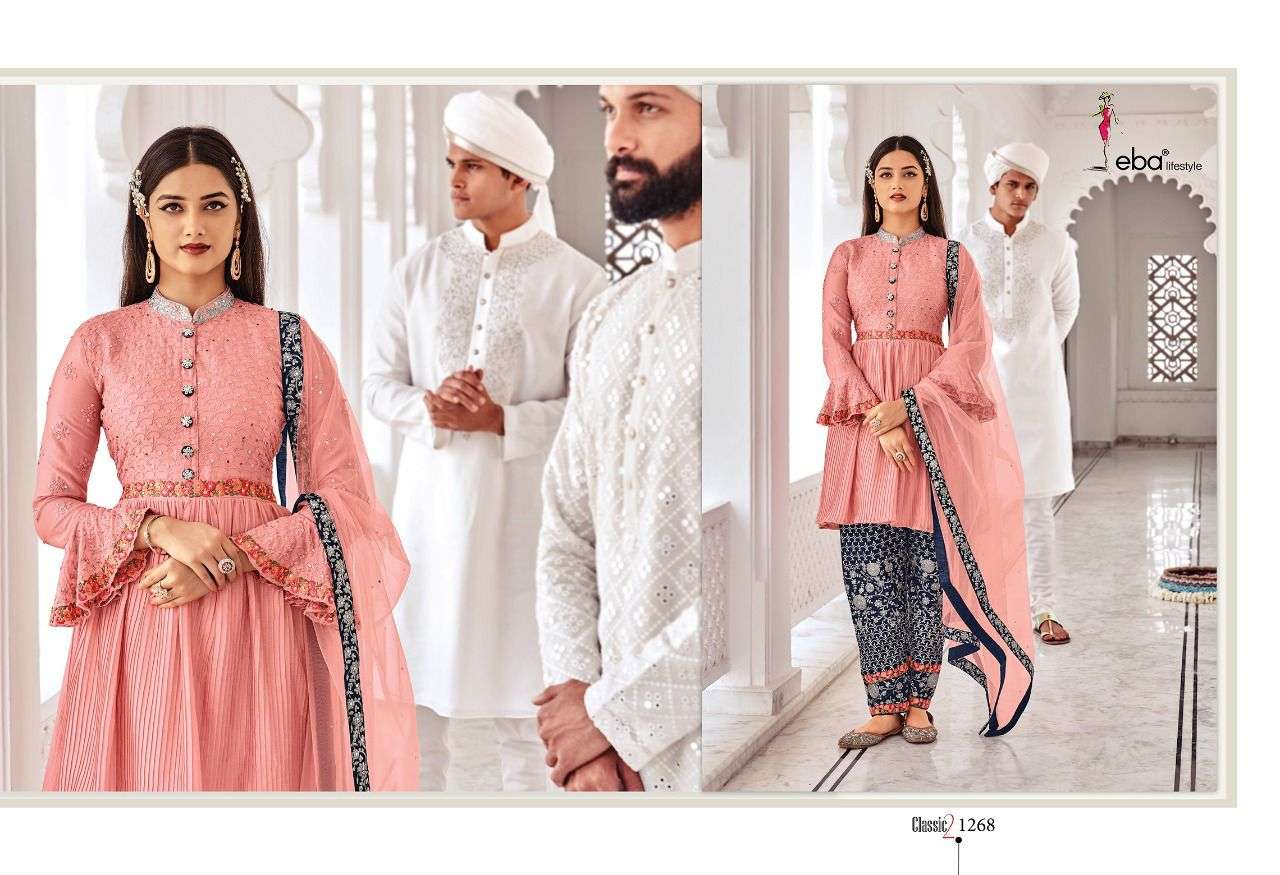 Classic - 2 By Eba Lifestyle Designer Wholesale Online Salwar Suit Set