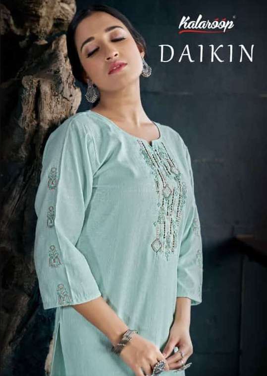 Daikin By Kalaroop Designer Wholesale Online Kurtis Set
