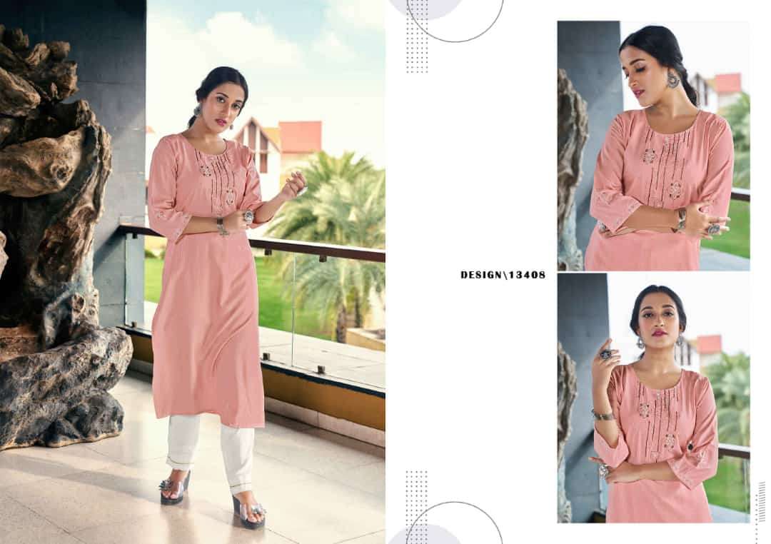 Daikin By Kalaroop Designer Wholesale Online Kurtis Set