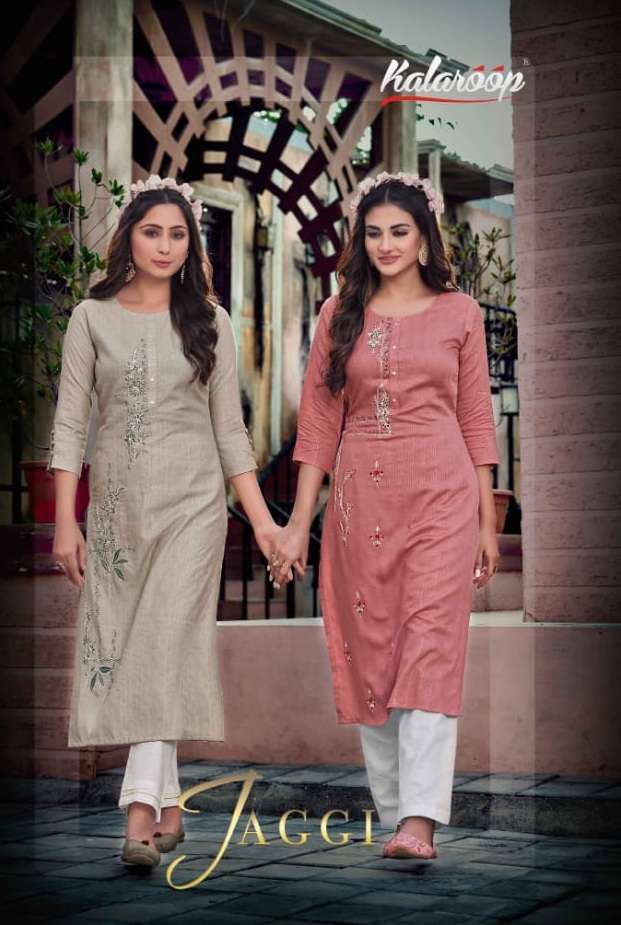 Jaggi By Kalaroop Designer Wholesale Online Kurtis Set