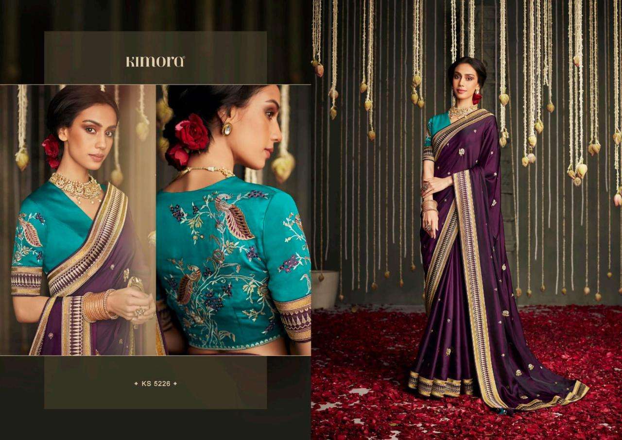 Kajal 11 By Kimora Designer Wholesale Online Sarees Set