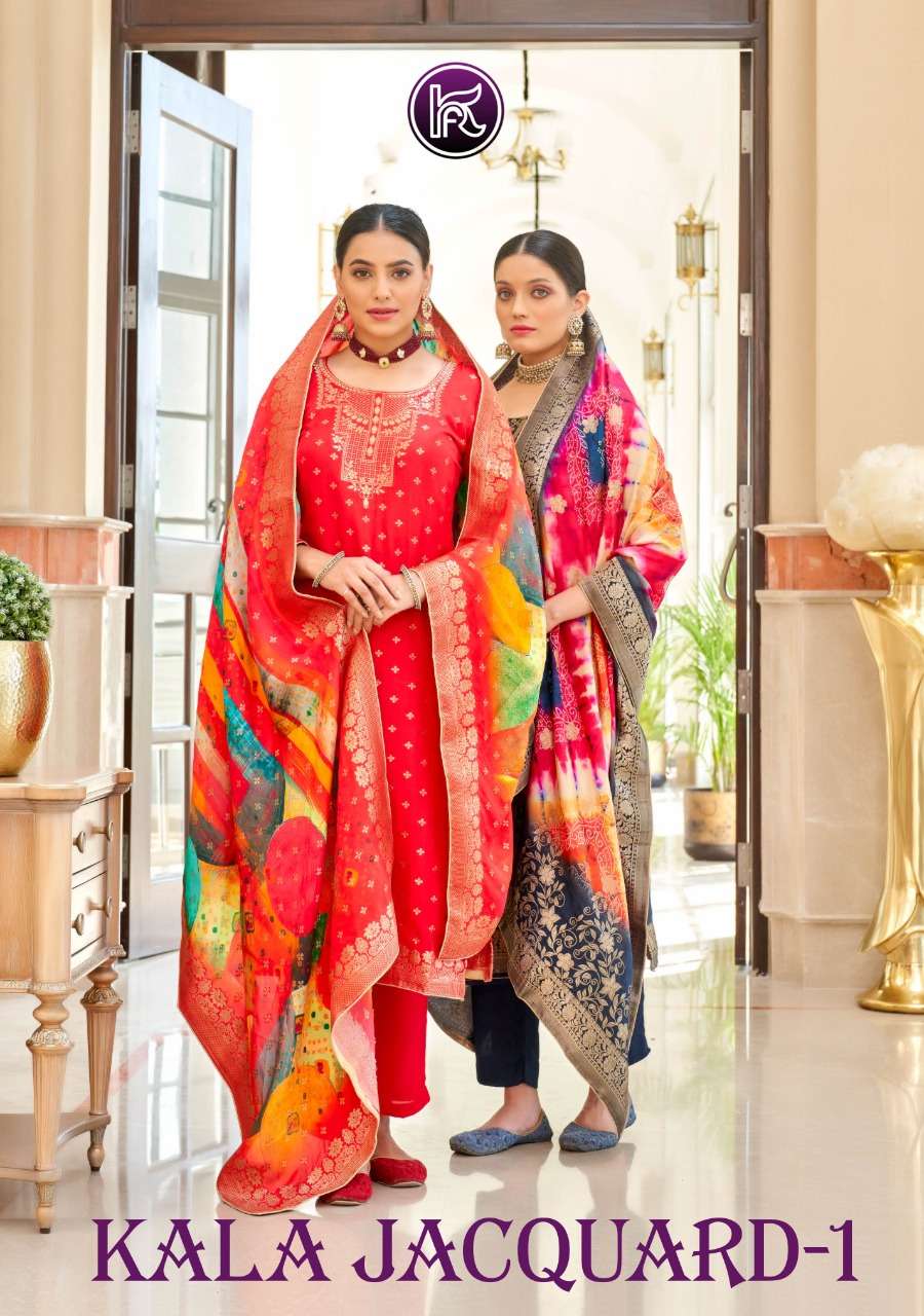 Kala Jecord 1 By Kala Fashion Designer Wholesale Online Salwar Suit Set
