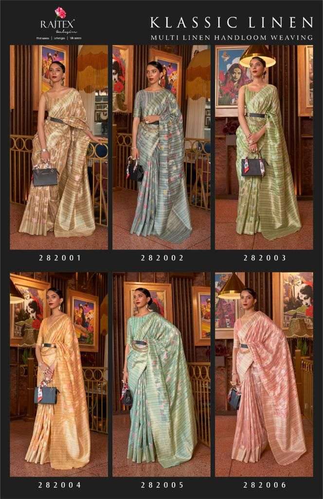 Klassic Lines By Raj tex Designer Wholesale Online Sarees Set