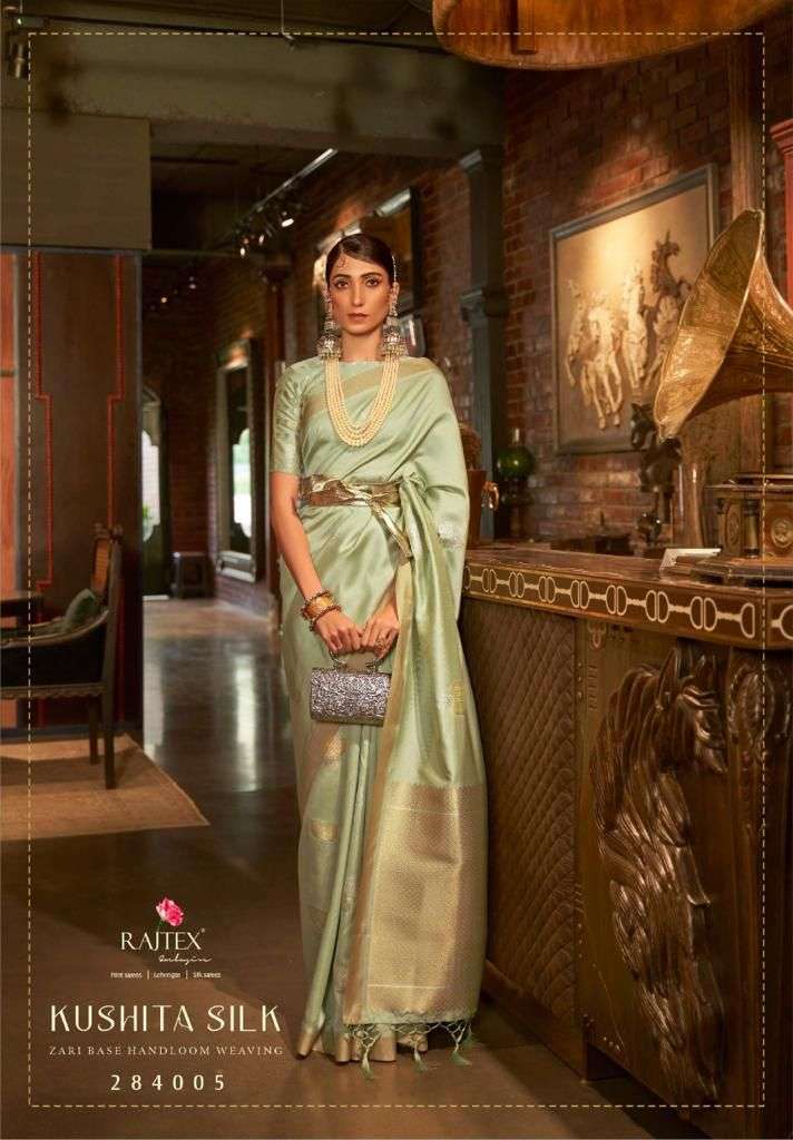 Kushita Silk By Raj tex Designer Wholesale Online Sarees Set