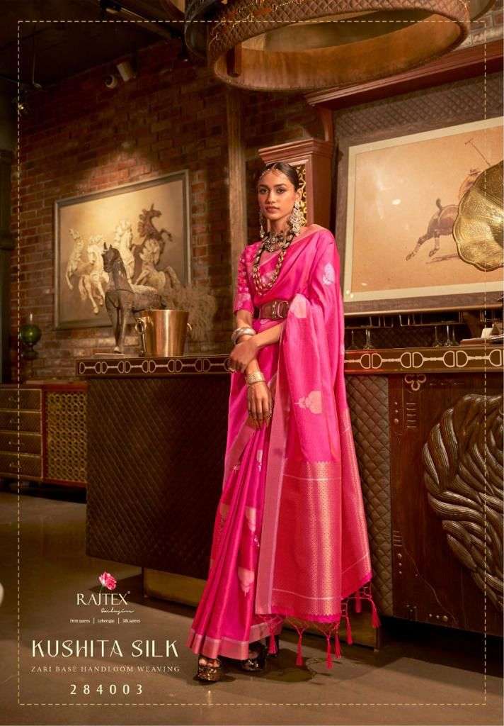Kushita Silk By Raj tex Designer Wholesale Online Sarees Set