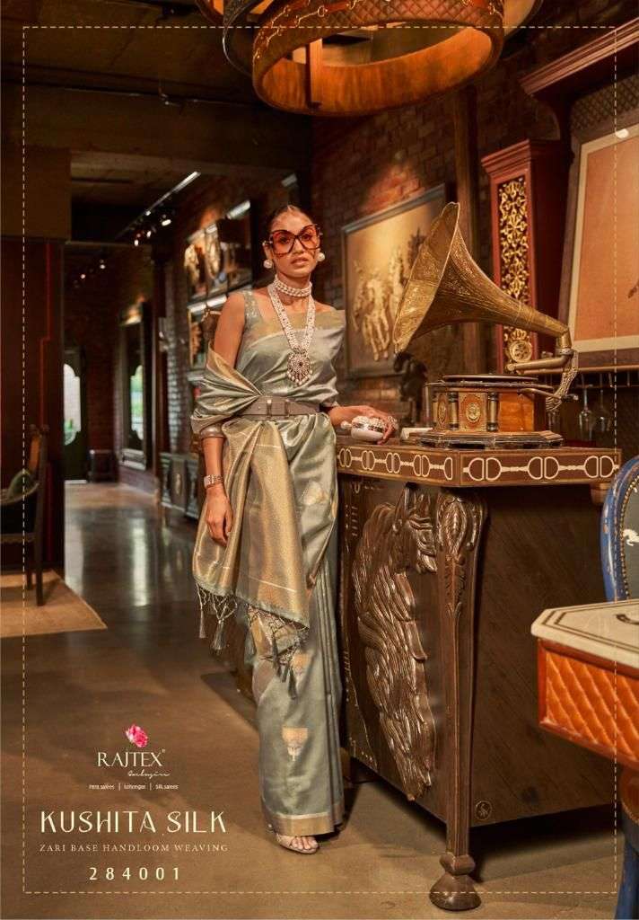 Kushita Silk By Raj tex Designer Wholesale Online Sarees Set