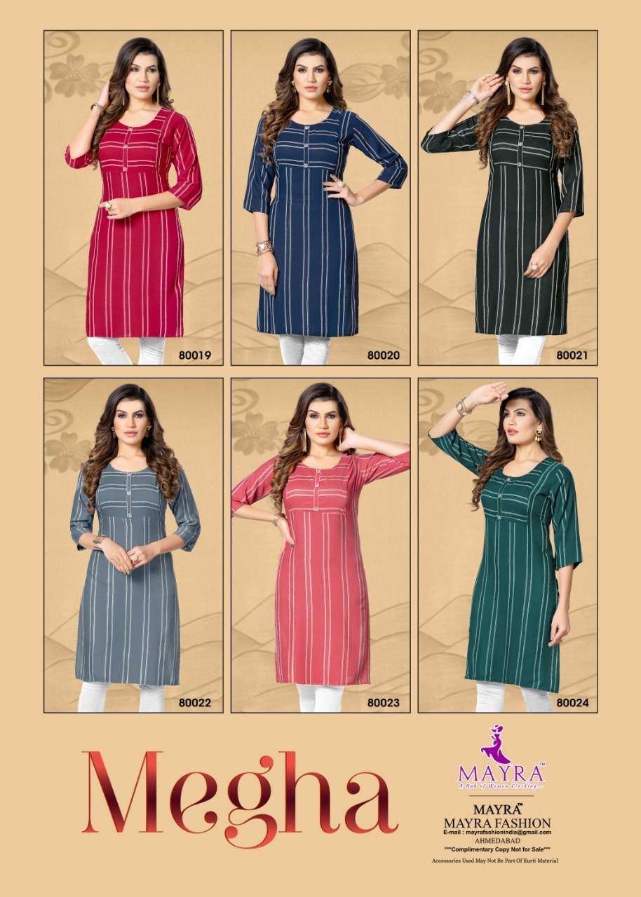 Megha By Mayra Designer Wholesale Online Kurtis Set