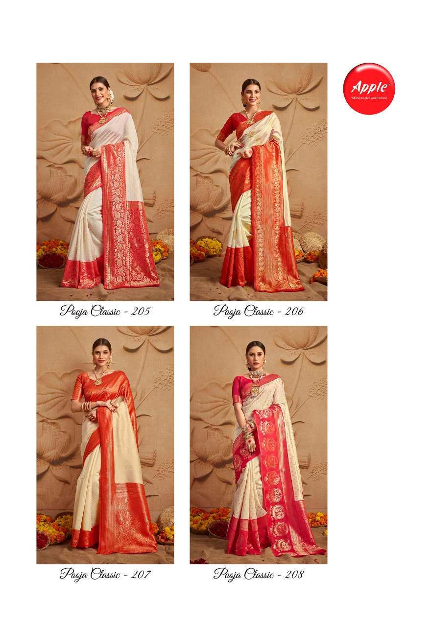 Pooja Classic Vol 2 By Apple Designer Wholesale Online Sarees Set