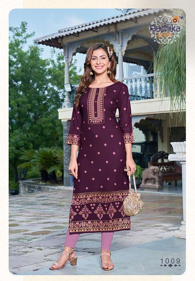 Princess Vol 1 By Radhika lifestyle Designer Wholesale Online Kurtis Set