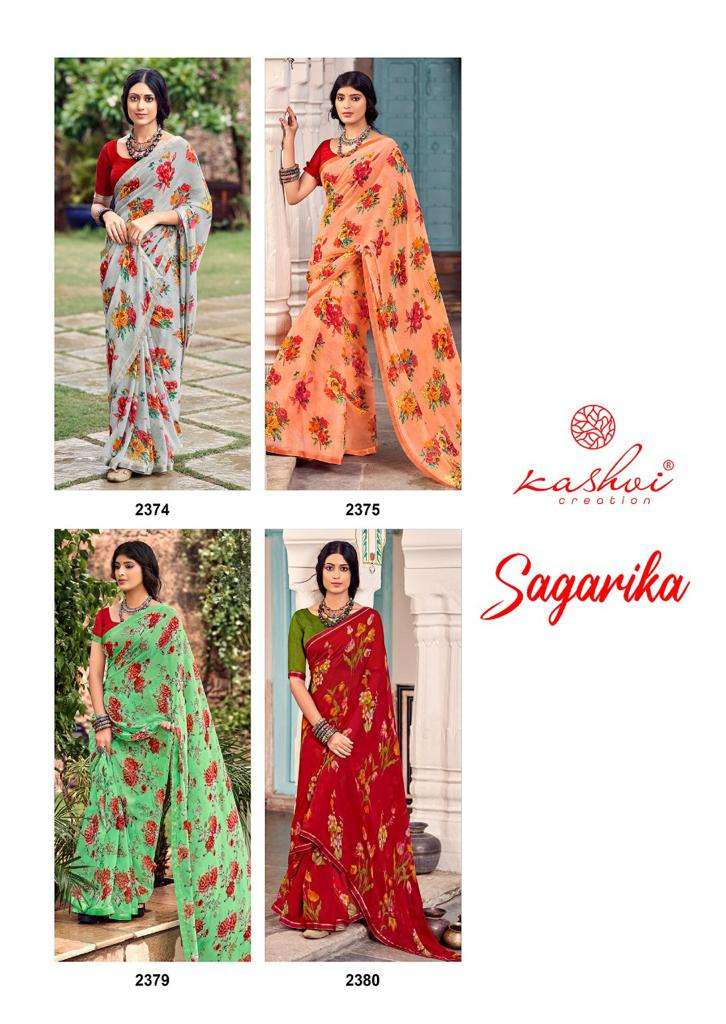 Sagarika By Kashvi Creation Designer Wholesale Online Sarees Set
