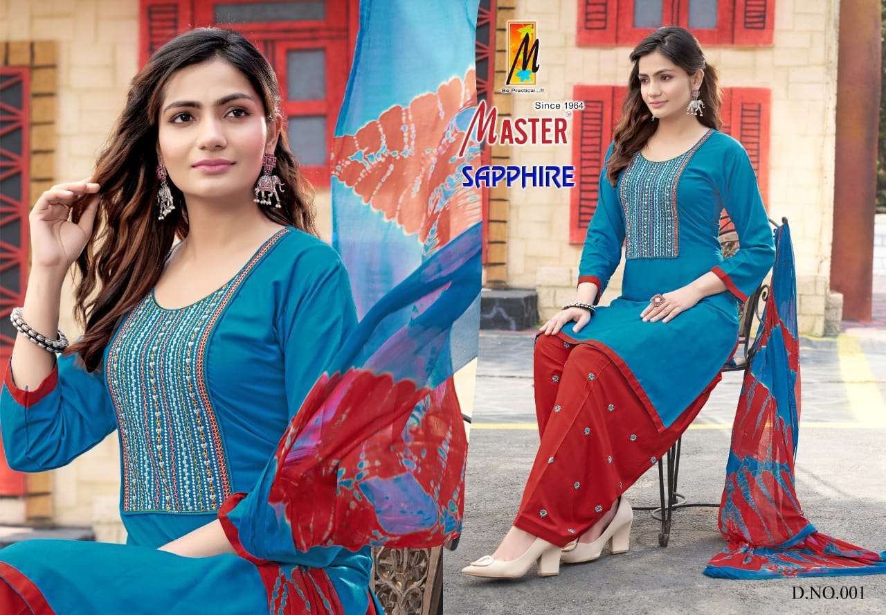 Sapphire By Master Designer Wholesale Online Salwar Suit Set