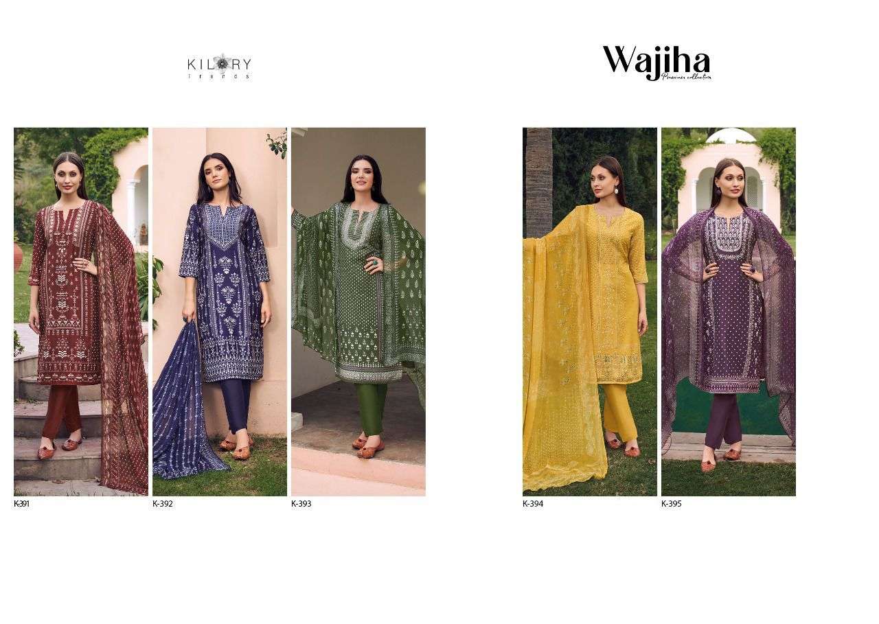 Wajiha By Kilory Trends Designer Wholesale Online Salwar Suit Set