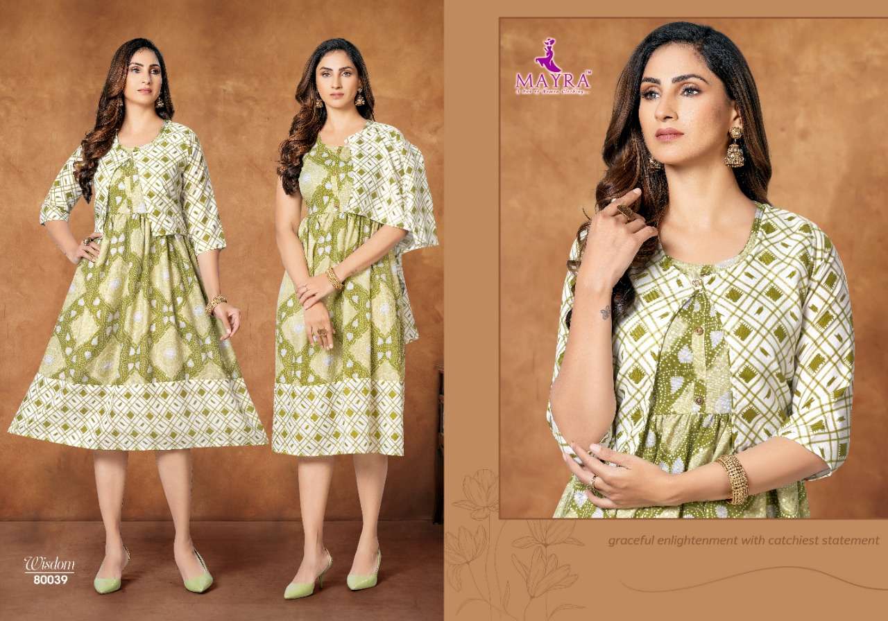 Wisdom By Mayra Designer Wholesale Online Kurtis Set