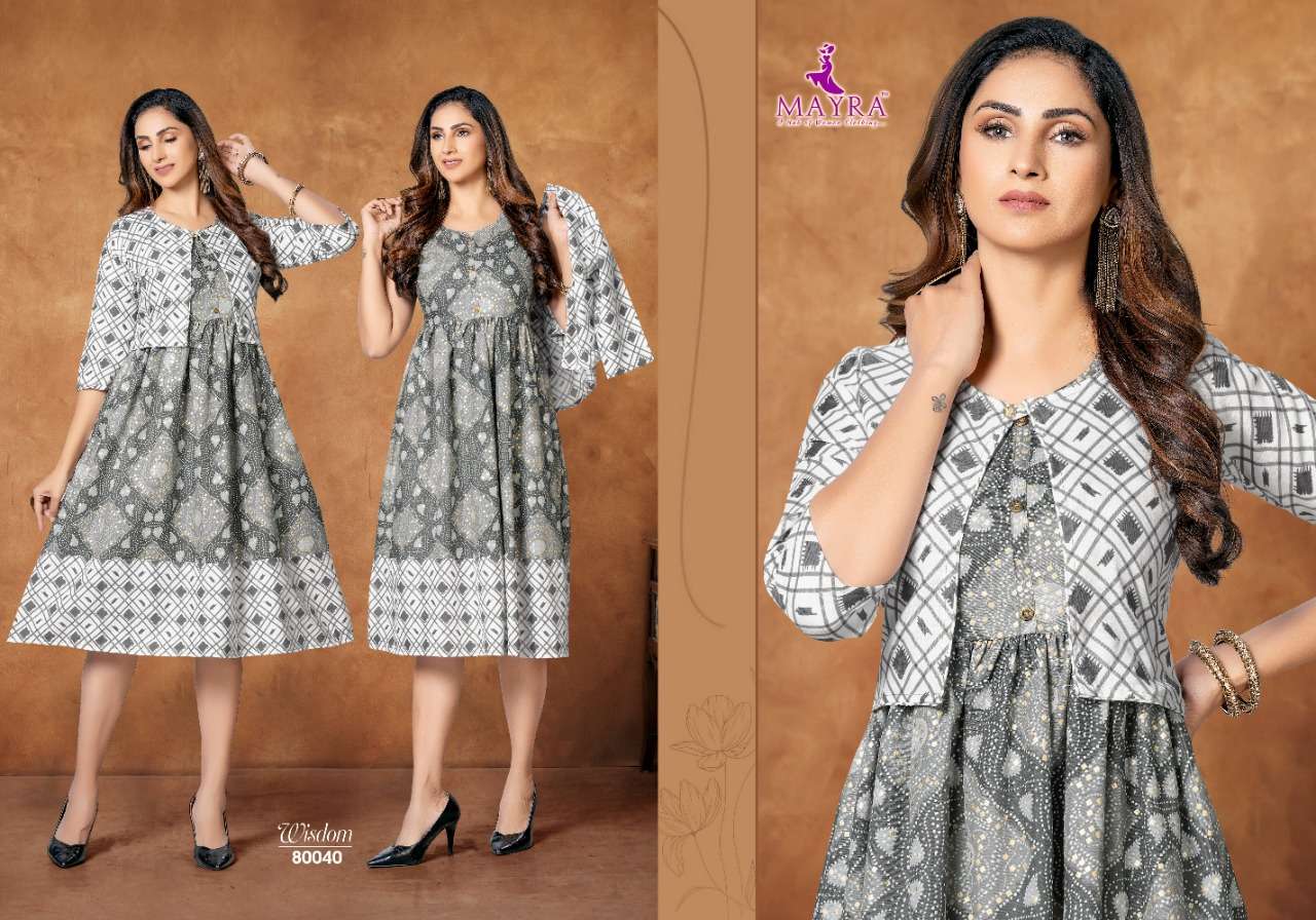 Wisdom By Mayra Designer Wholesale Online Kurtis Set