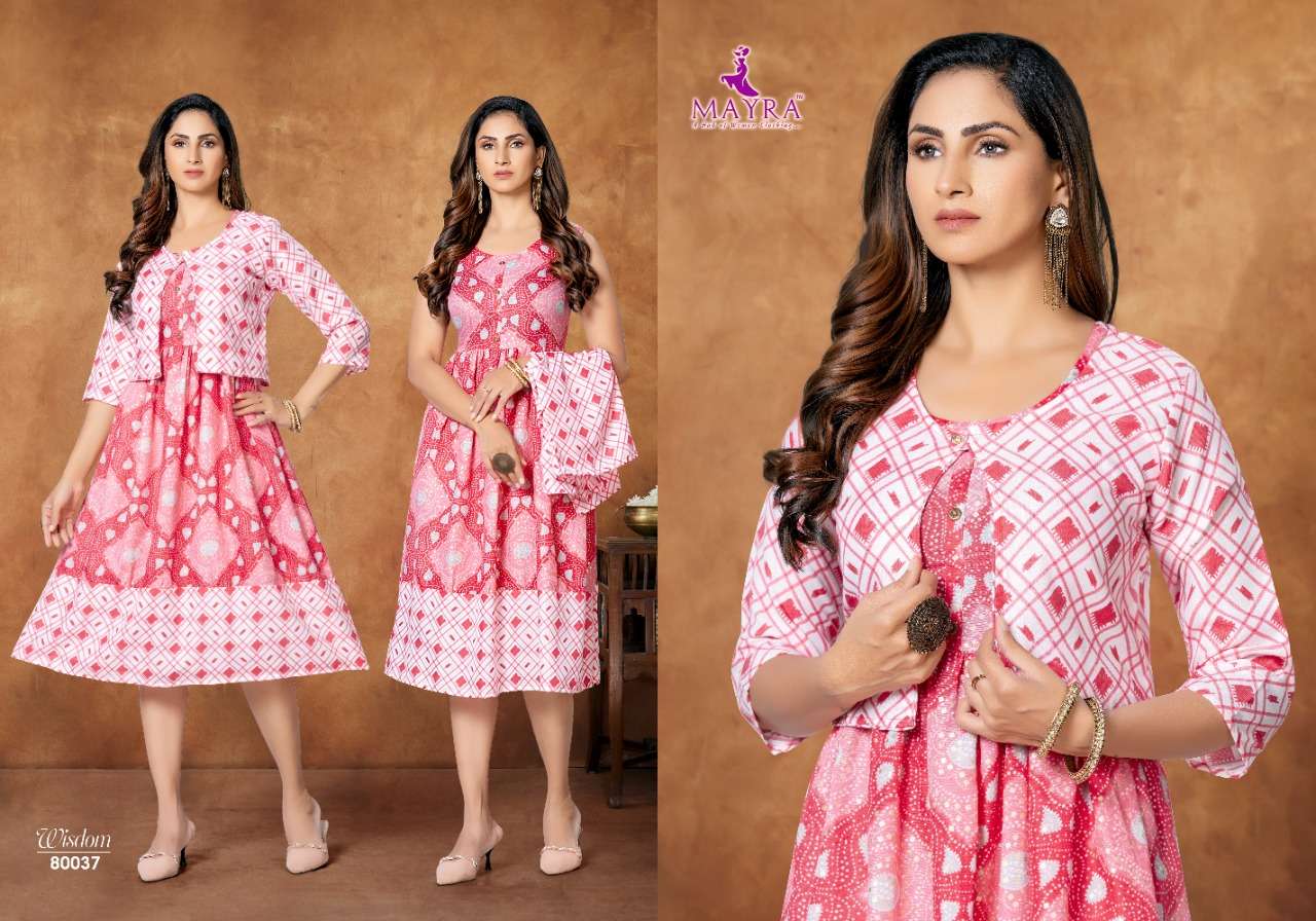 Wisdom By Mayra Designer Wholesale Online Kurtis Set