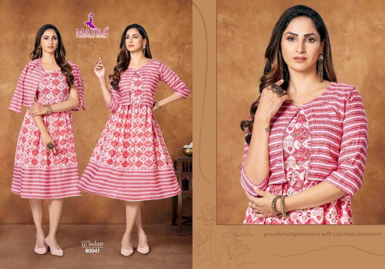 Wisdom By Mayra Designer Wholesale Online Kurtis Set