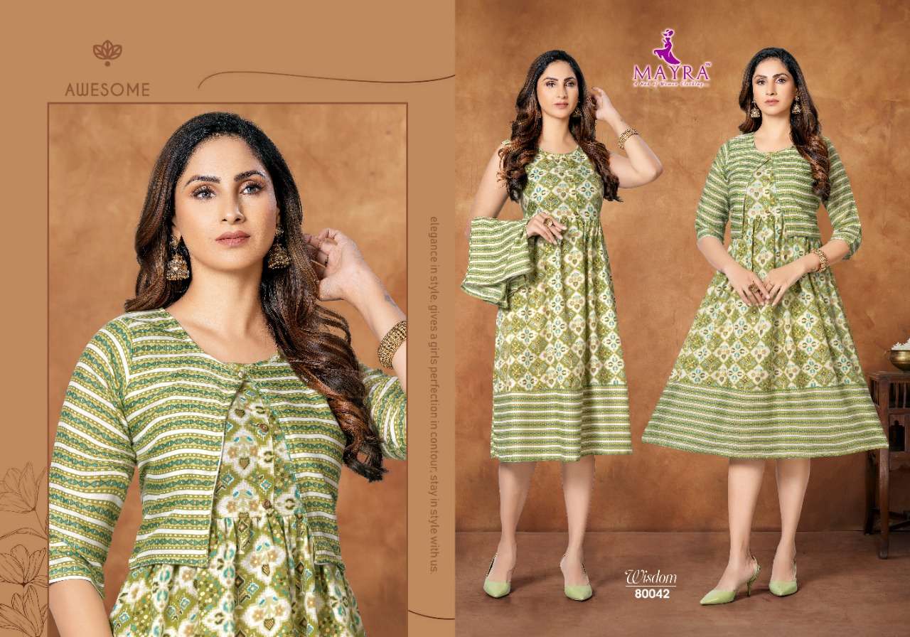 Wisdom By Mayra Designer Wholesale Online Kurtis Set