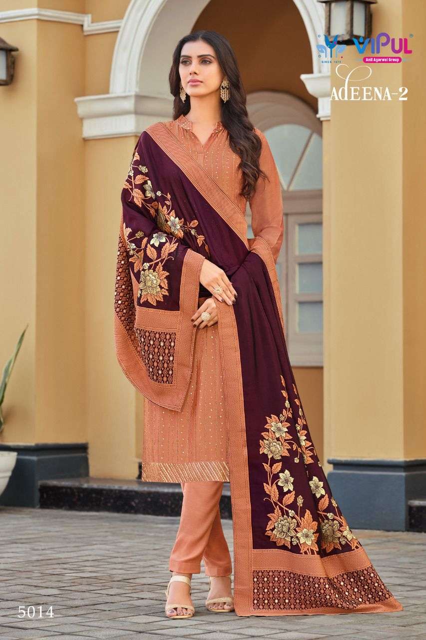 Adeena Vol 2 By Vipul Designer Wholesale Online Salwar Suit Set