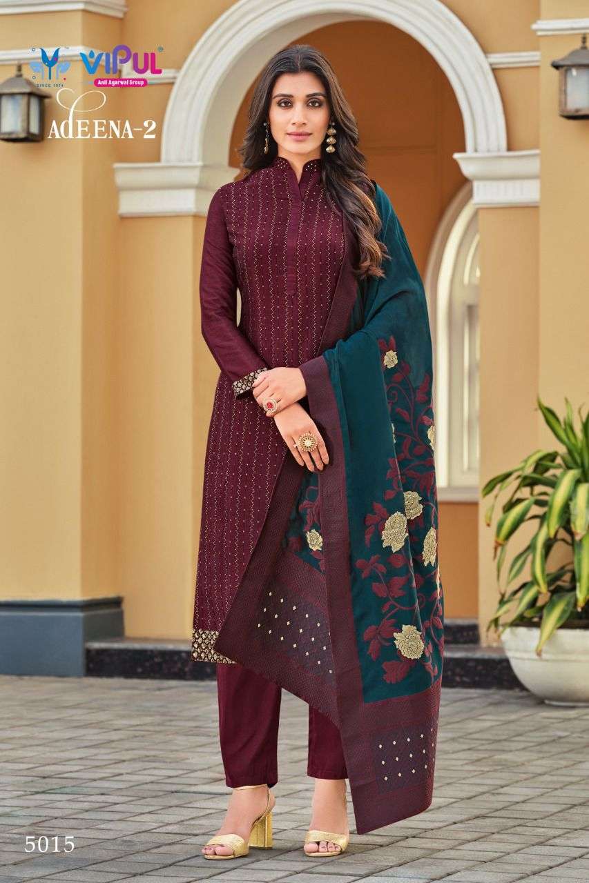 Adeena Vol 2 By Vipul Designer Wholesale Online Salwar Suit Set