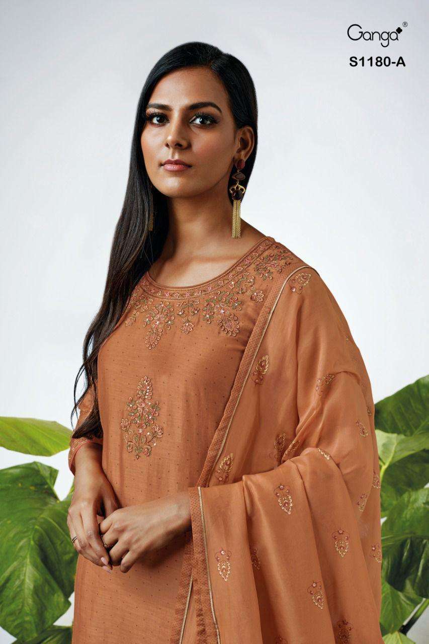 Anahi 1180 By Ganga Designer Wholesale Online Salwar Suit Set