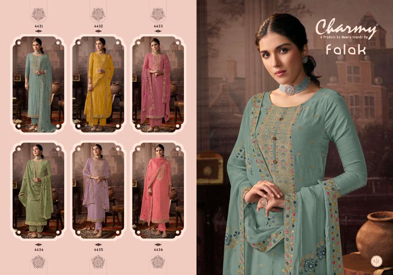 Charmy Falak By Zisa Designer Wholesale Online Salwar Suit Set