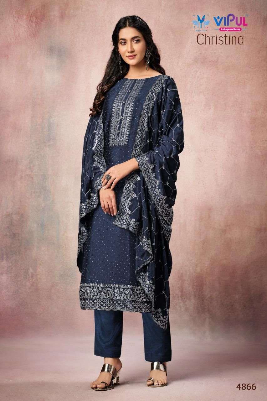 Christina By Vipul Designer Wholesale Online Salwar Suit Set