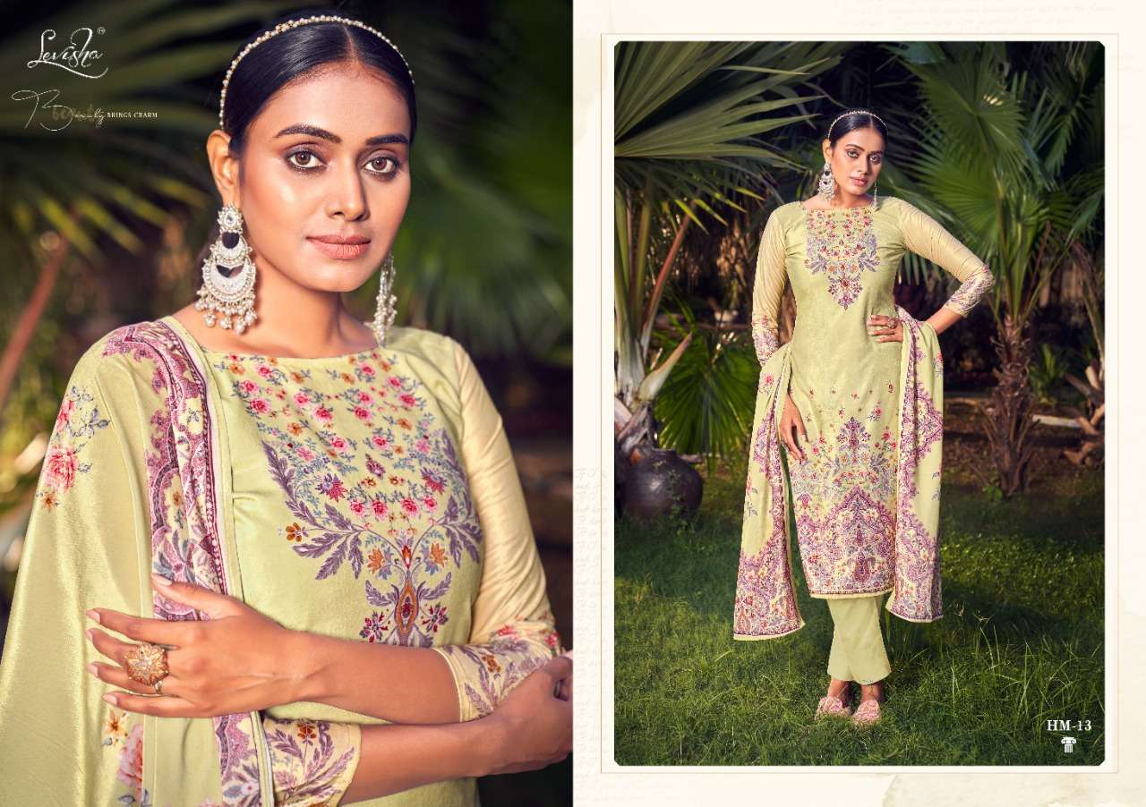 Hamza By Levisha Designer Wholesale Online Salwar Suit Set