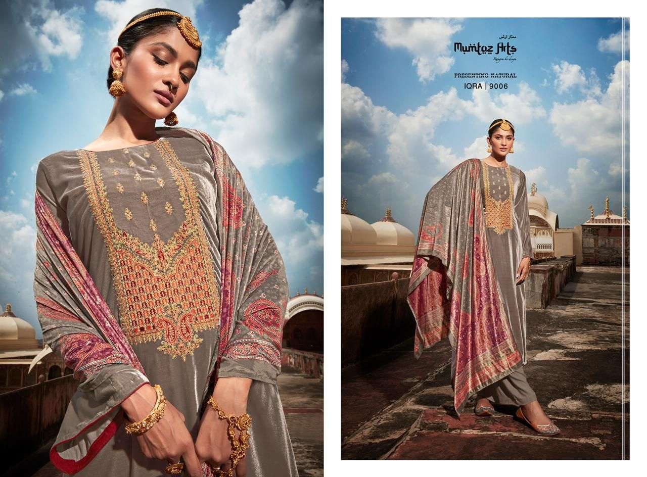 Iqra Fastive velvet By Mumtaz Art Designer Wholesale Online Salwar Suit Set