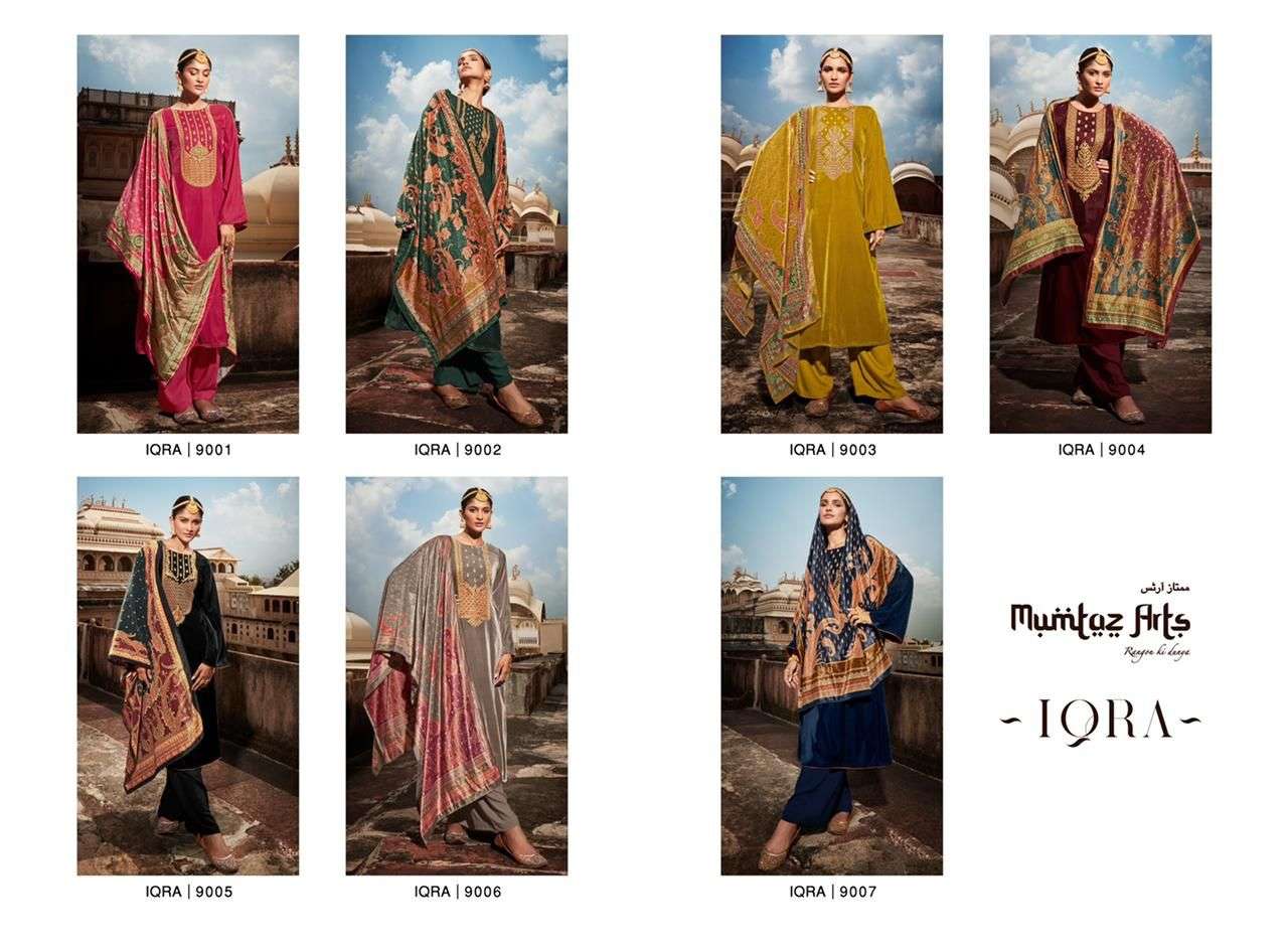 Iqra Fastive velvet By Mumtaz Art Designer Wholesale Online Salwar Suit Set