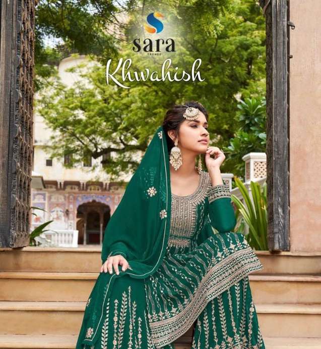 Kwahish By Sara trendz Designer Wholesale Online Salwar Suit Set