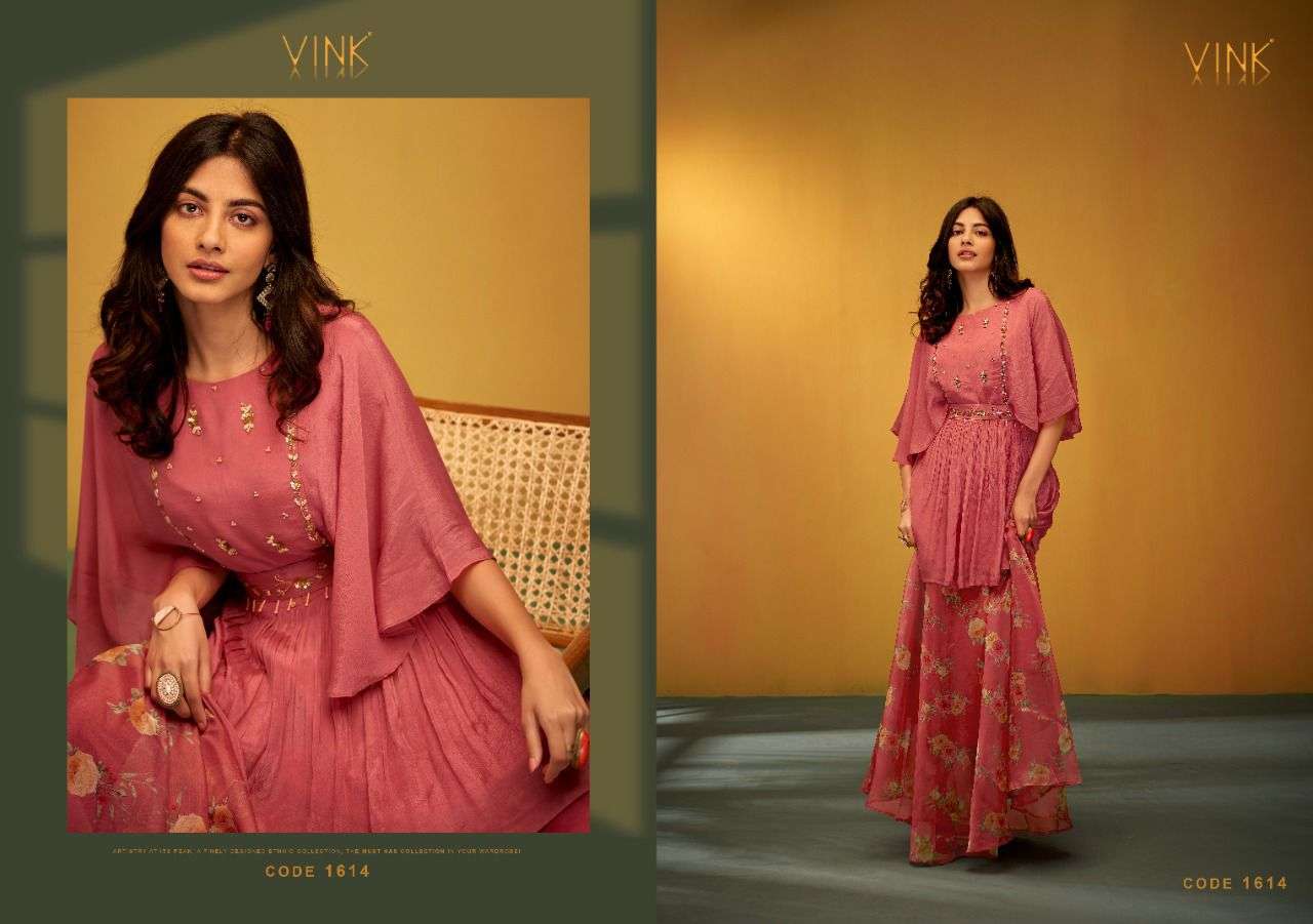 Lilak By Vink Designer Wholesale Online Kurtis With Skirt Set