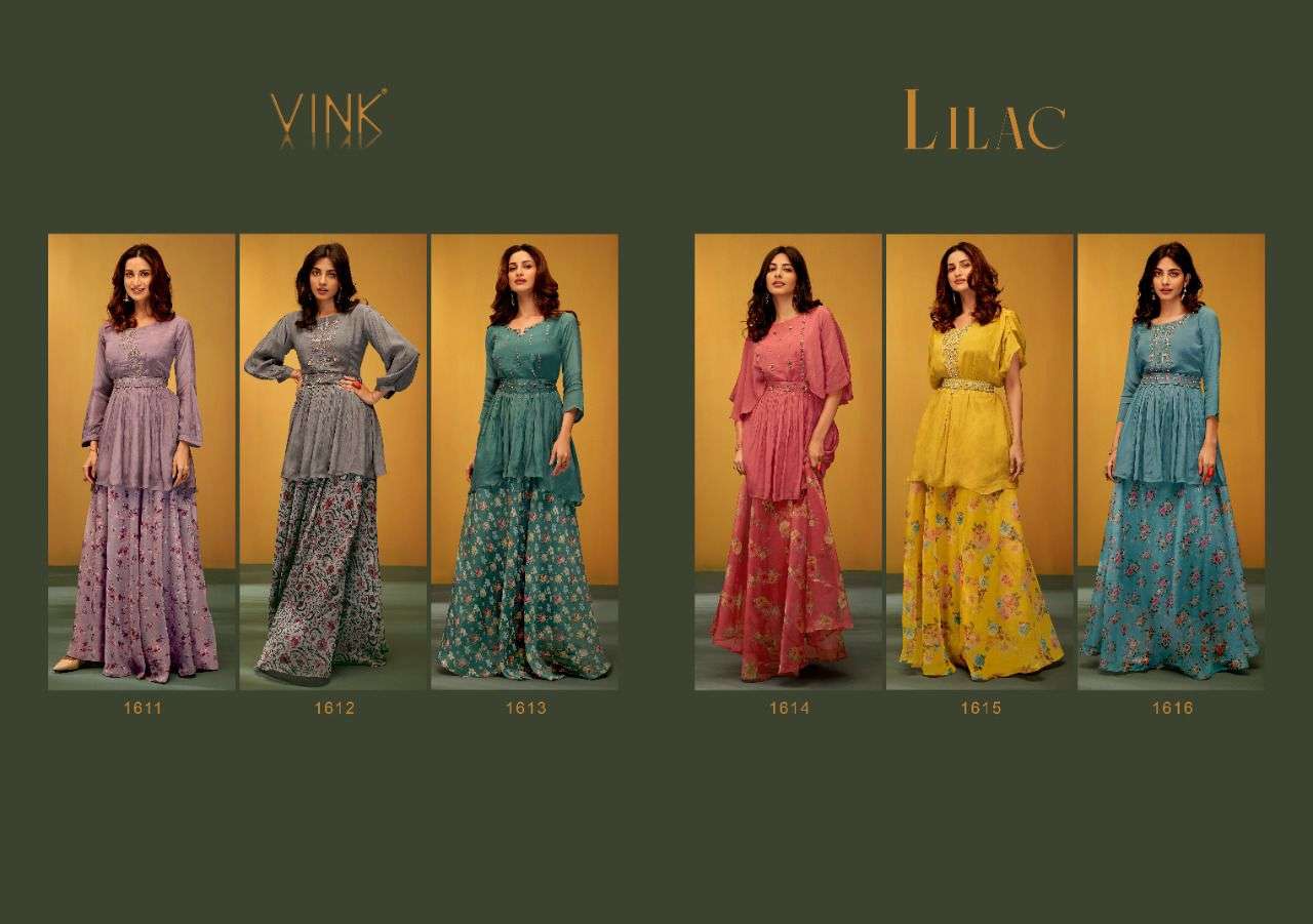 Lilak By Vink Designer Wholesale Online Kurtis With Skirt Set