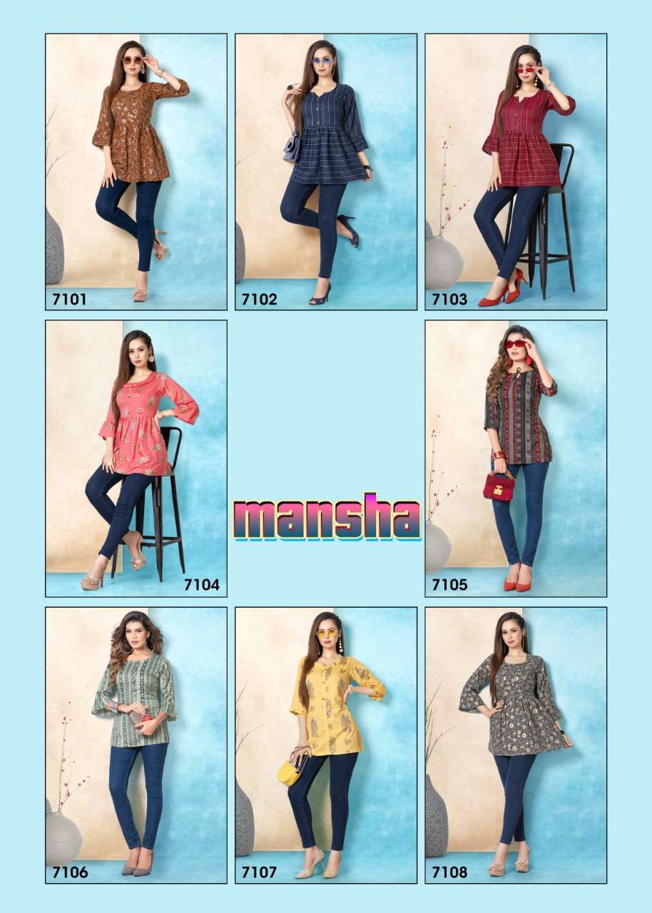 Mansha By Mayra Designer Wholesale Online Kurtis Set