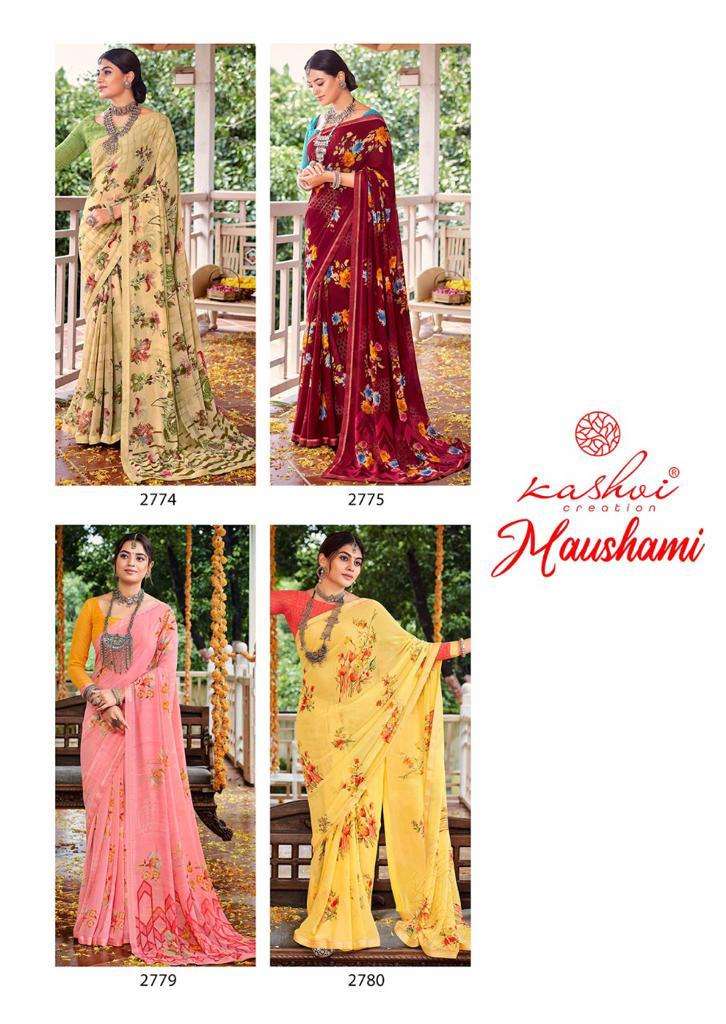 Maushami By Kashvi Creation Designer Wholesale Online Sarees Set