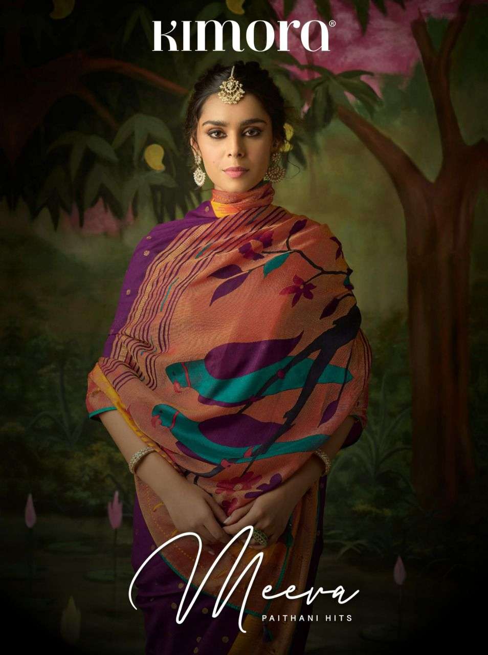 Merea paithani hits By Kimora Designer Wholesale Online Sarees Set