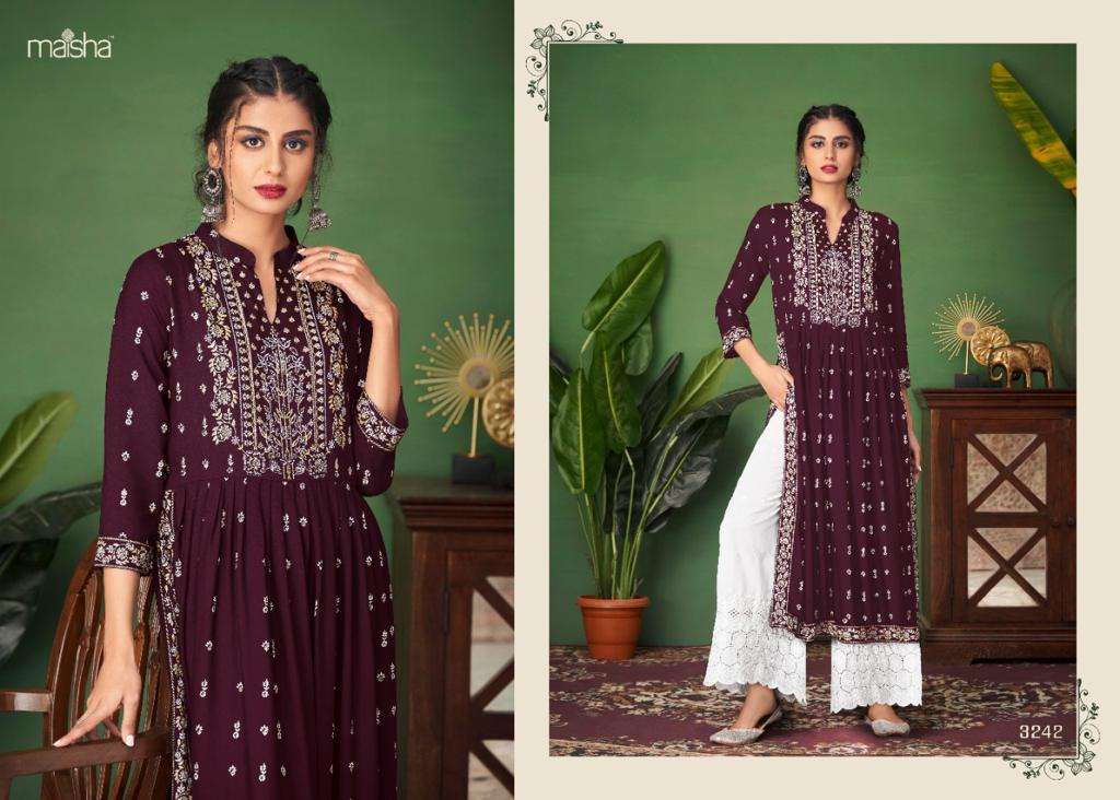 Monsoon-4 By Maskeenji Designer Wholesale Online Kurtis With Plazzo