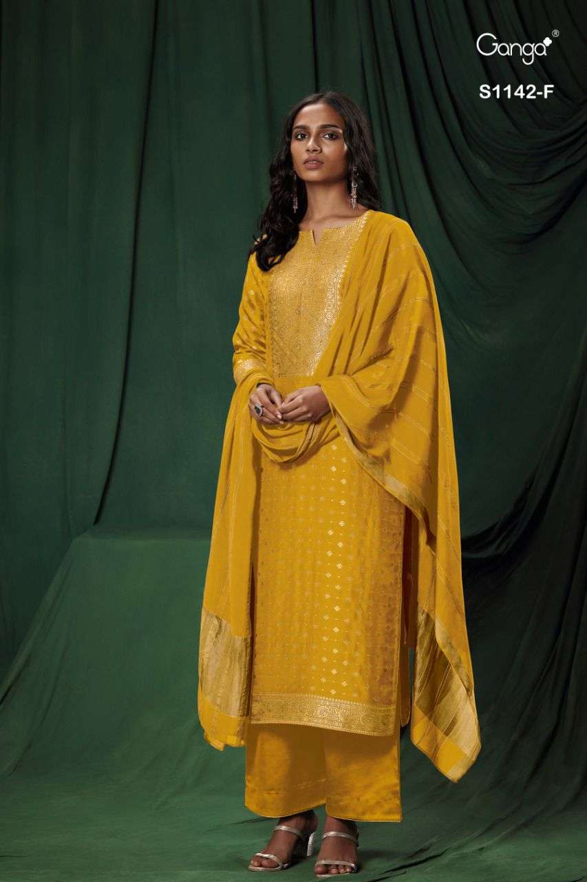New Vimi S1142 By Ganga Designer Wholesale Online Salwar Suit Set