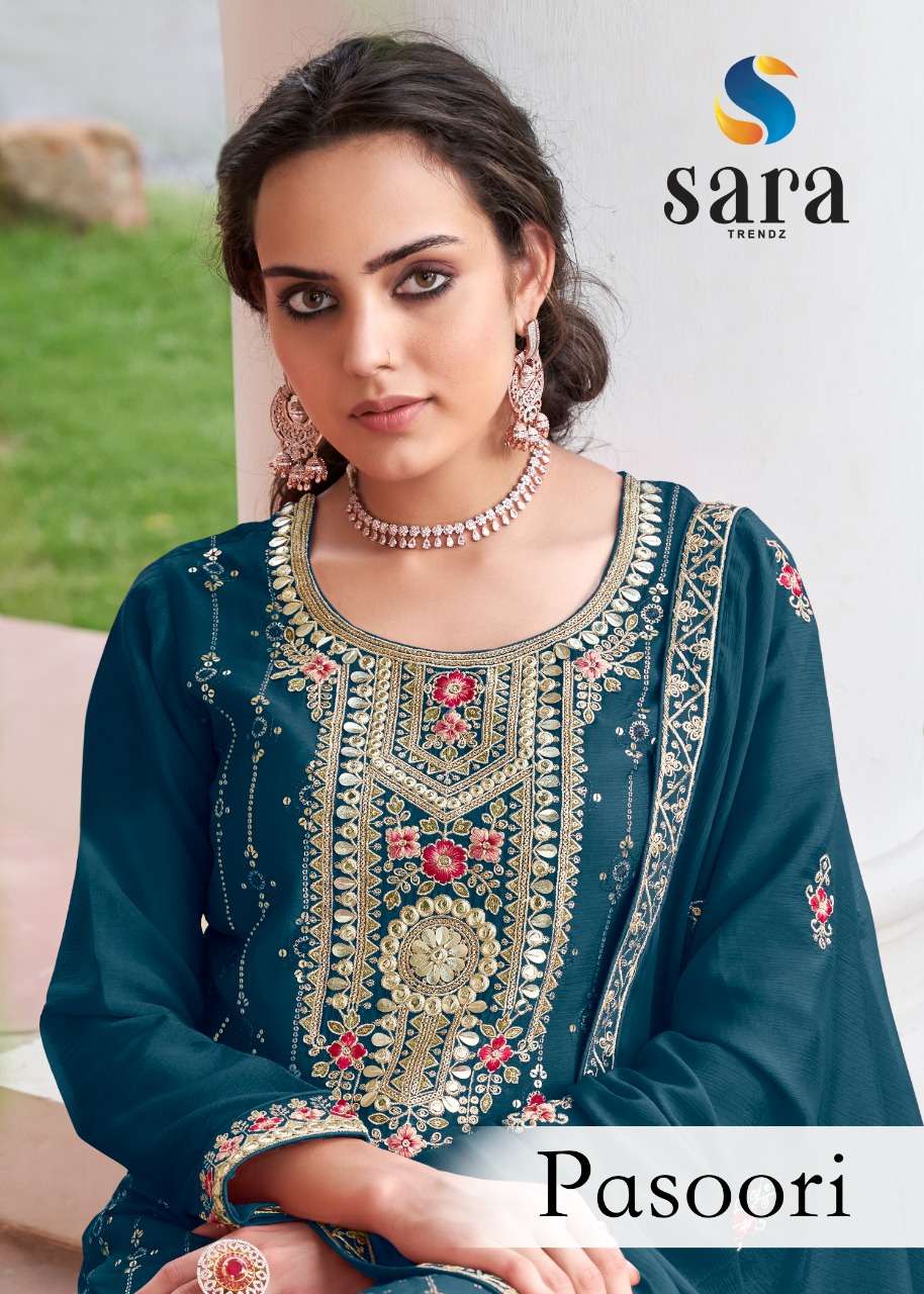 Pasoori By Sara Trendz Designer Wholesale Online Salwar Suit Set